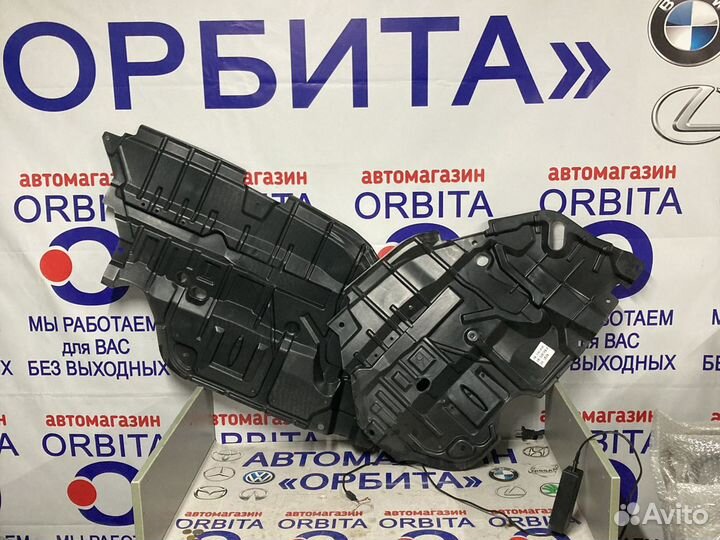 Защита двигателя пластиковая RH+LH toyota camry 50