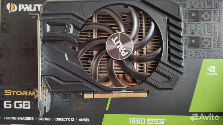 Видеокарта gtx 1660 super 6gb