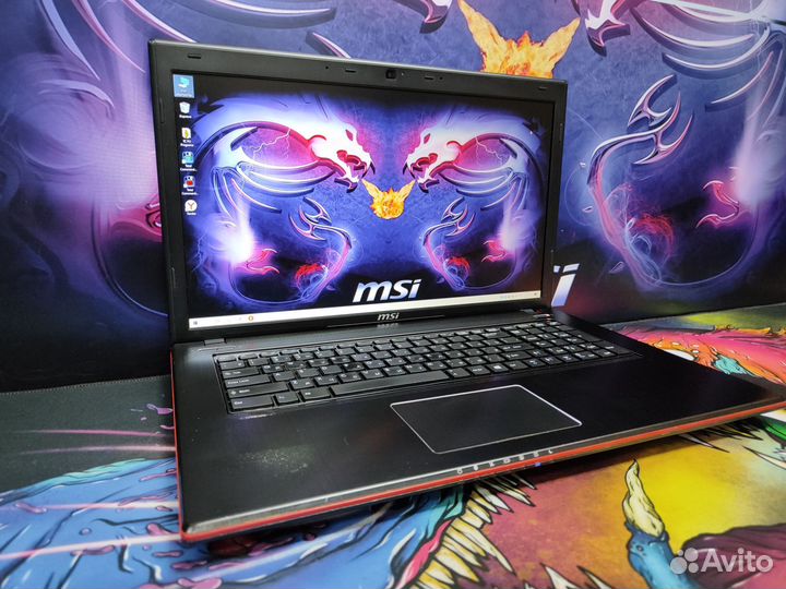 Игровой 17,3 MSI i5 GTX 16 озу SSD