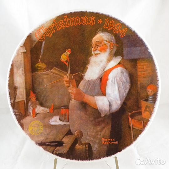 Серия Тарелок «Рождество», Норман Роквелл