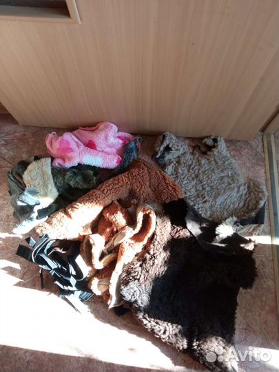Куски меха кожи замши для реставрации, поделок