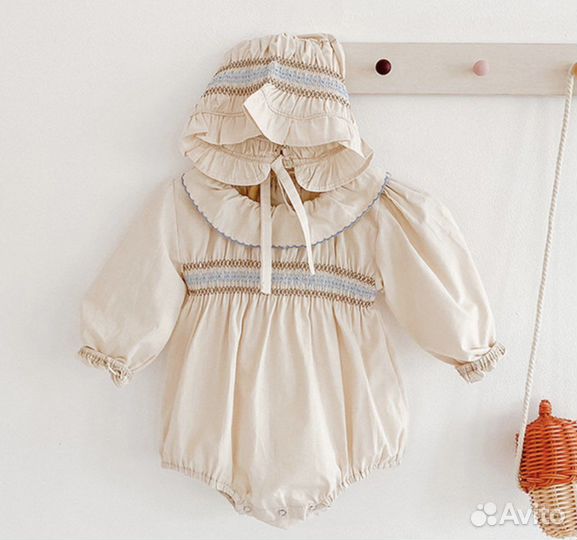 Комплект на выписку для девочки лето