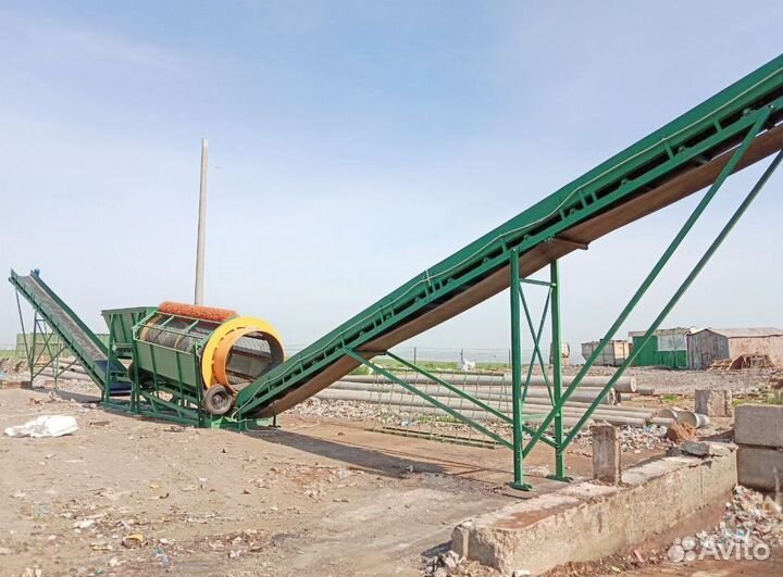 Сортировочный комплекс на базе барабанного грохота