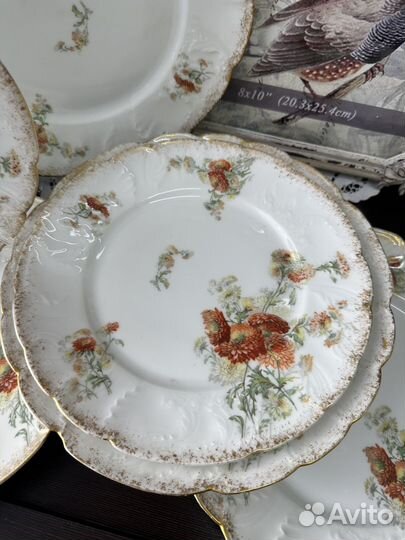 Антикварные тарелки Limoges Франция