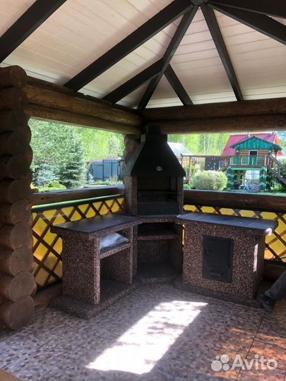 Комплекс барбекю, печь под казан, гриль, мангал