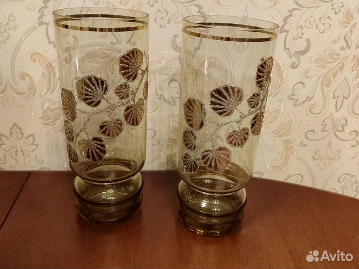 Стаканы чешское стекло