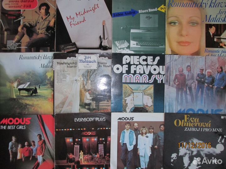 Виниловые пластинки демократов-Чехословакия