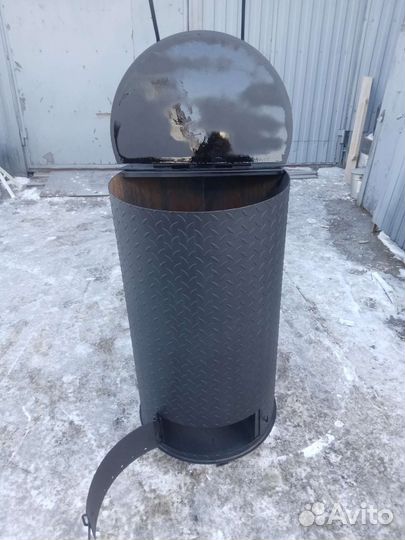 Бочка металлическая для сжигания мусора