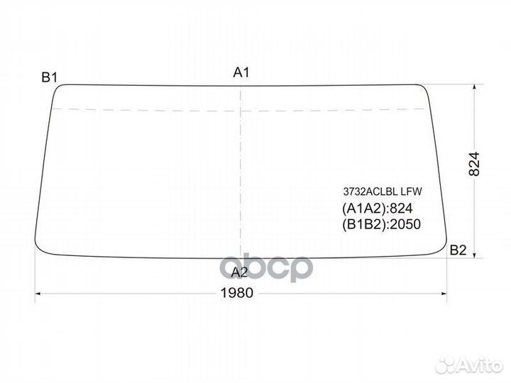 Стекло лобовое Iveco Eurocargo 91-02 / Eurostar