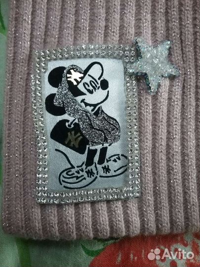 Шапка и снуд д/с для девочки 5-7 лет