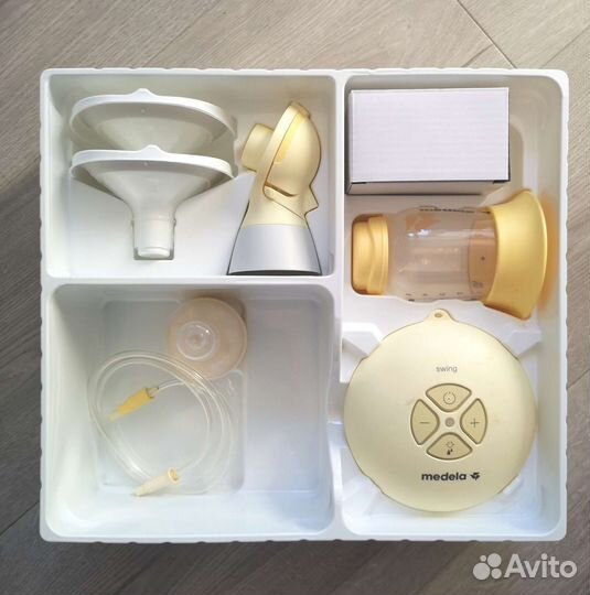 Молокоотсос Medela Swing Flex + набор Avent