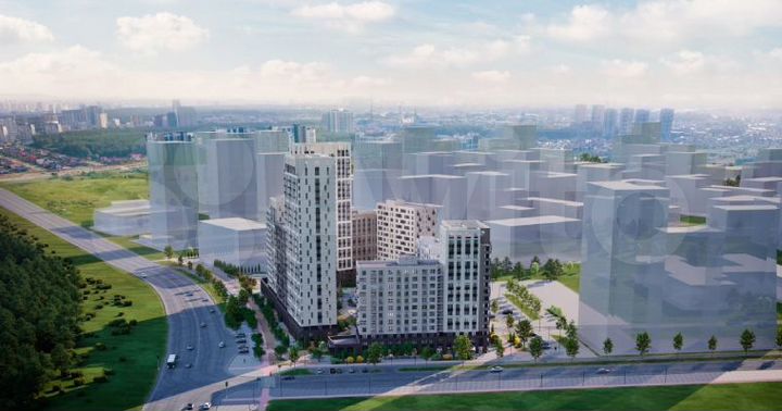 2-к. квартира, 66,6 м², 20/25 эт.