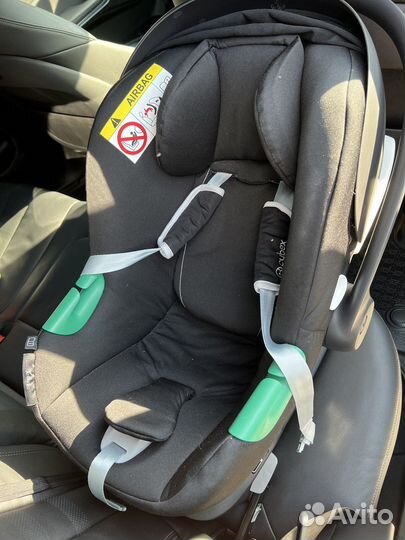 Автолюлька cybex aton с базой cybex base