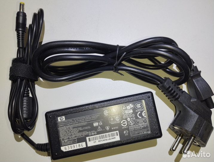 Зарядное устройство для ноутбука HP, 18.5V 3.5A