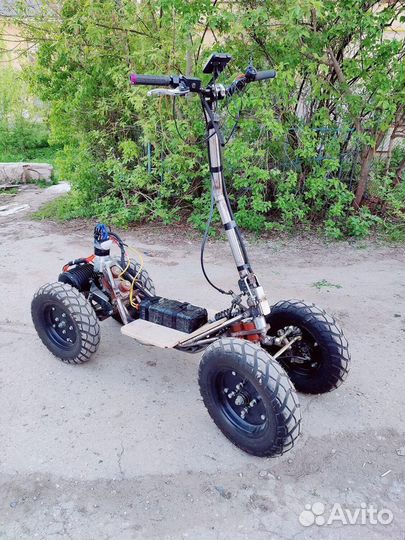 Электро самокат квадроцикл скутер мотоцикл