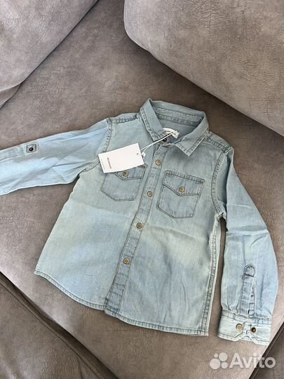 Джинсовая рубашка для мальчика