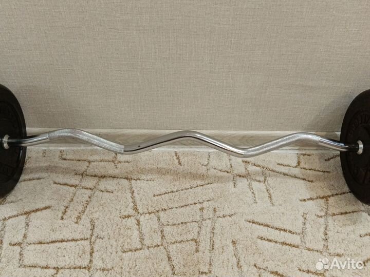 Штанга с блинами