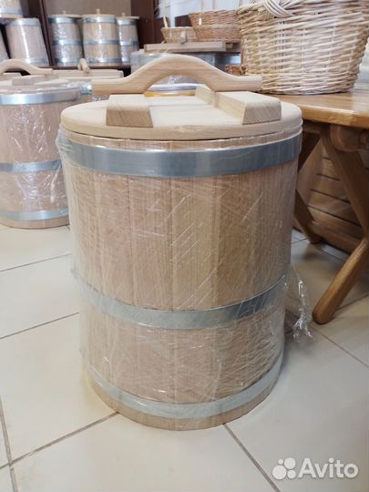 Кадки бочки дубовые