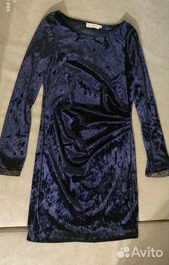 Бархатное платье