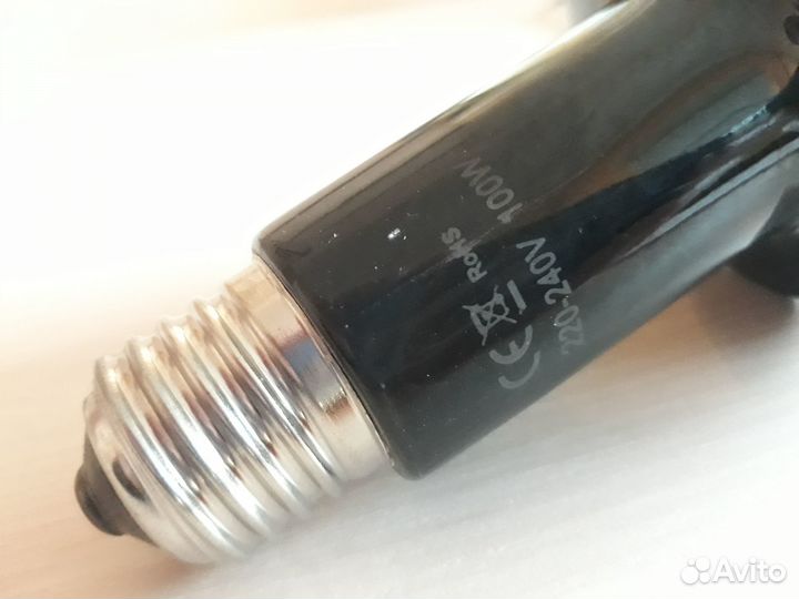 Инфракрасная керамическая лампа для обогрева 100Вт