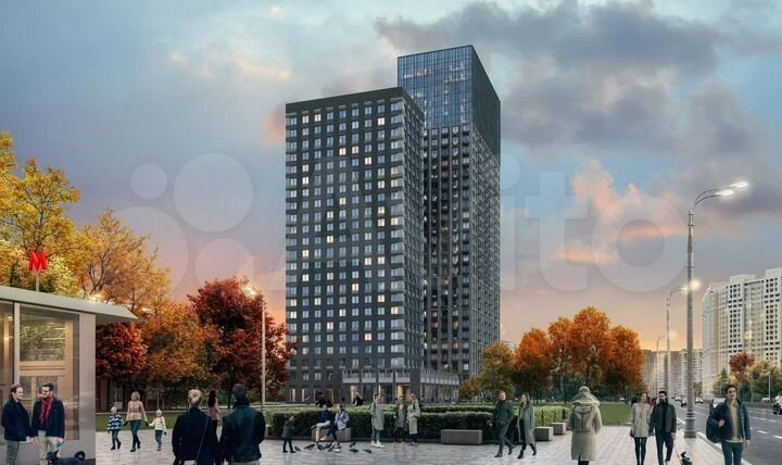 3-к. квартира, 55 м², 5/31 эт.