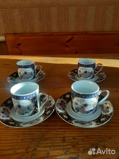Чашка с блюдцем фарфор