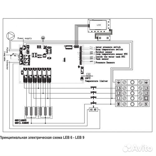 Ferroli TOR 9 кВт Электрический настенный котёл