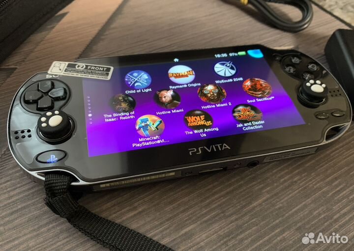 Sony PS Vita Fat Black 128gb 7500 игр (комплектом)