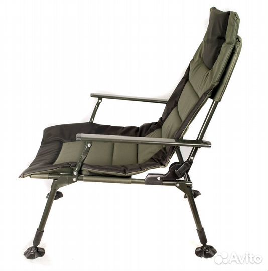 Кресло - шезлонг металлическое складное 2021