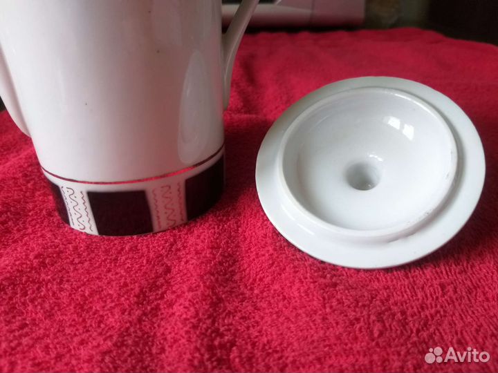 Кофейник СССР фарфоровый