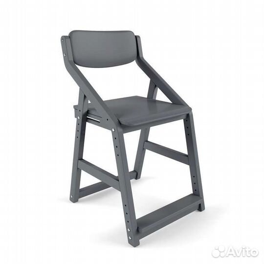 Растущий стул «Робин Wood» серый