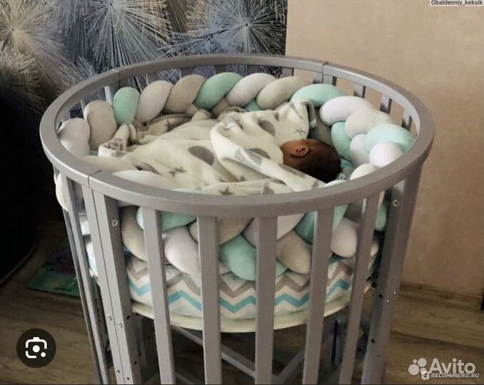 Бортик косичка