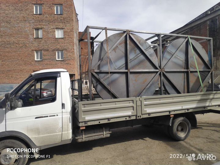 Грузоперевозки, газель бортовая открытая 6 метров