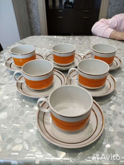 Чайные пары и сахарница юфз