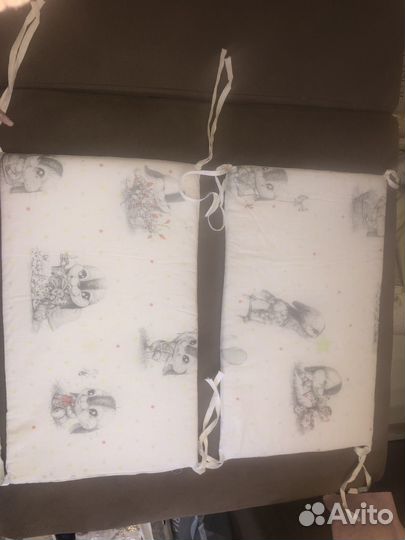 Бортики в детскую кроватку