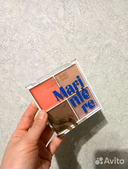 Палетка для контуринга лица кремовая