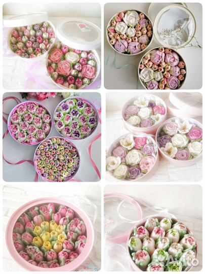 Зефирные тюльпаны