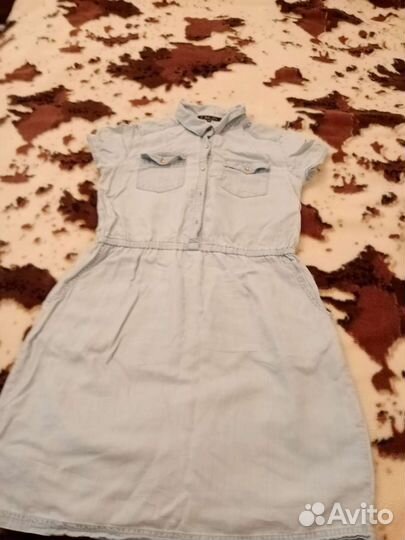 Платье джинсовое