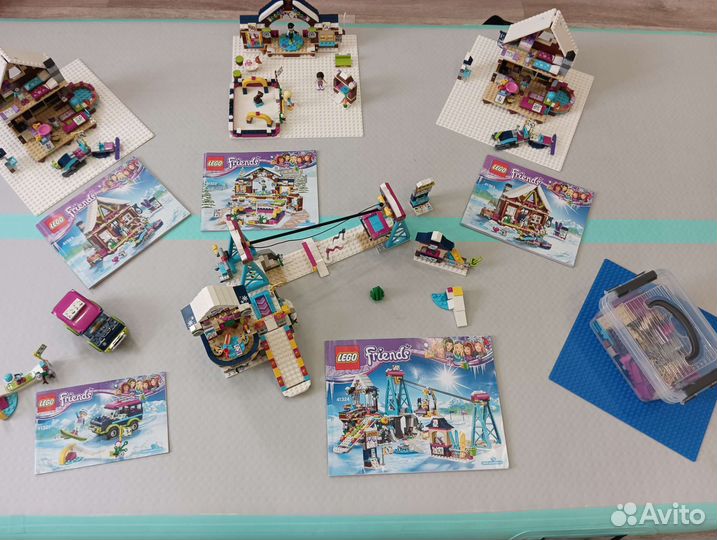 Lego горнолыжный курорт с двумя шале