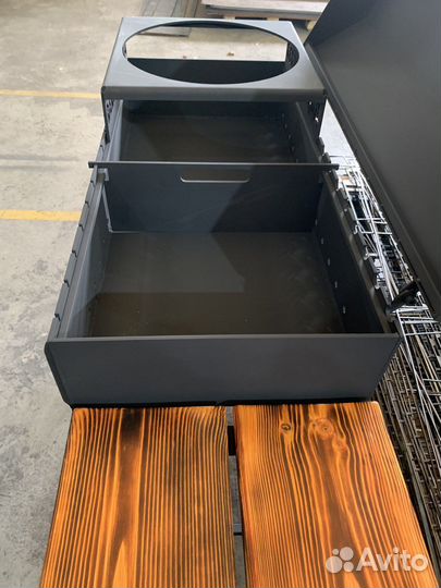 Мангал с крышей 5 мм