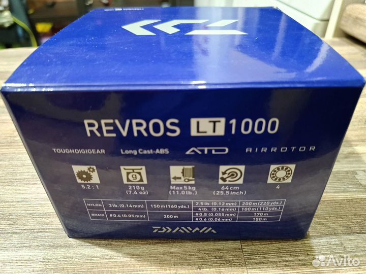 Новая Катушка daiwa Revros Lt1000 19'