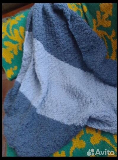 Вязаное одеяло для новорожденного