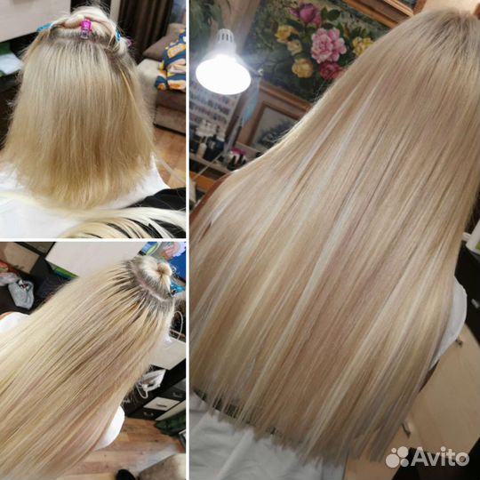 Наращивание, доноращивание, цветные пряди