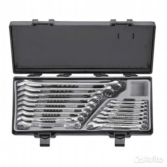 Набор рожково-накидных ключей (16пр) force 5161