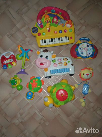 Развивающие игрушки музыкальные сортер пакетом