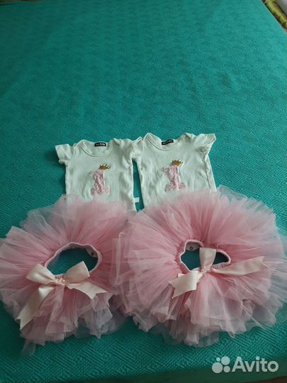 Нарядные костюмы на 1 годик для двойни