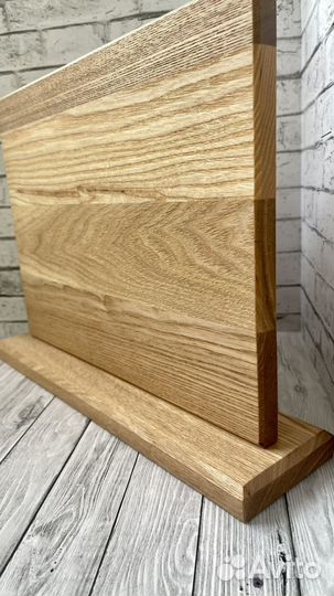 Деревянная подставка для ножей ручная работа