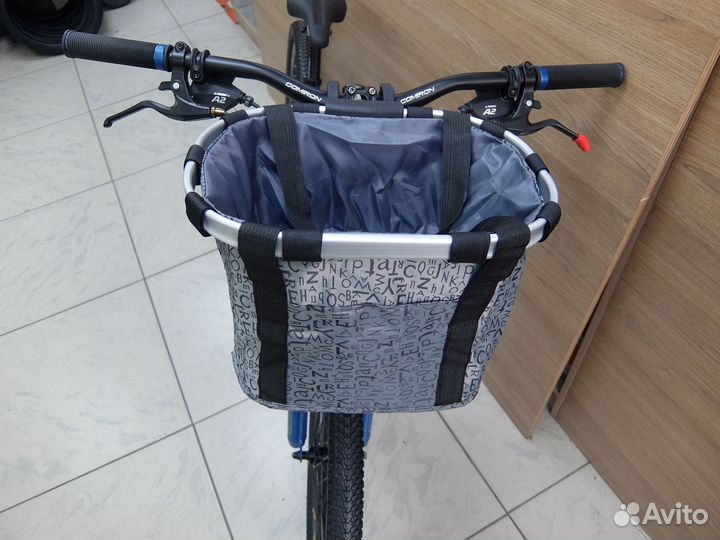 Корзина для велосипеда быстросъёмная, ткань