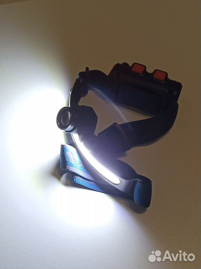 Фонарь налобный с датчиком движения W679