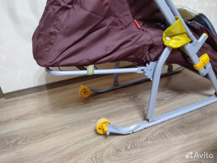 Детские санки коляска nika kids